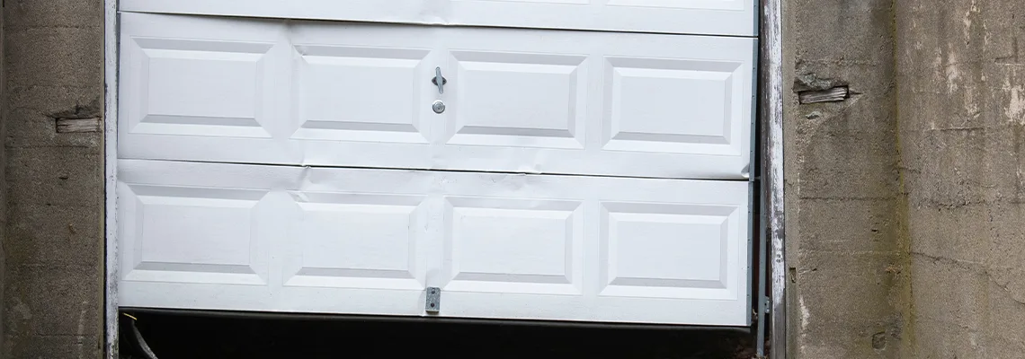 Garage Door Got Hit By A Car Dent Removal in Arlington Heights, IL