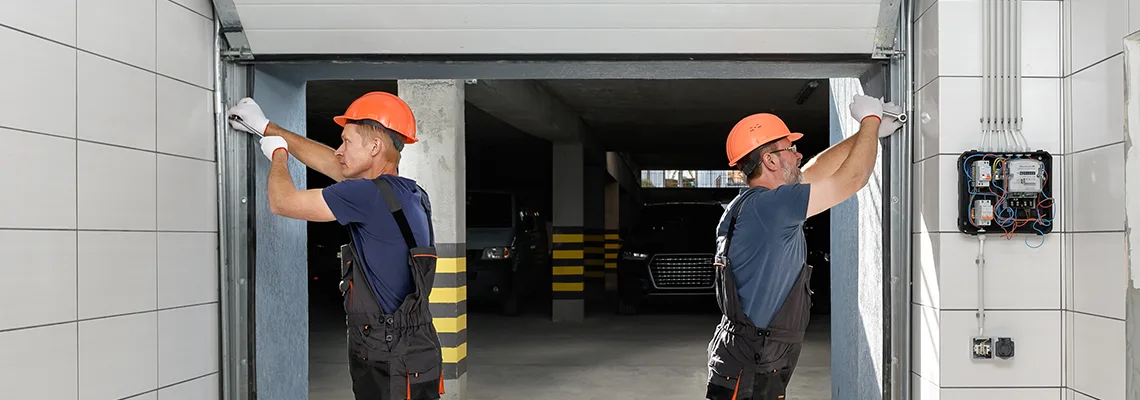 Wooden Garage Door Frame Repair in Arlington Heights, Illinois